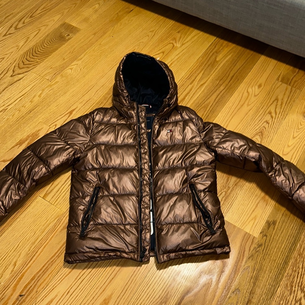 Copper Color Tommy Hilfiger Puffer Jacket/Coat